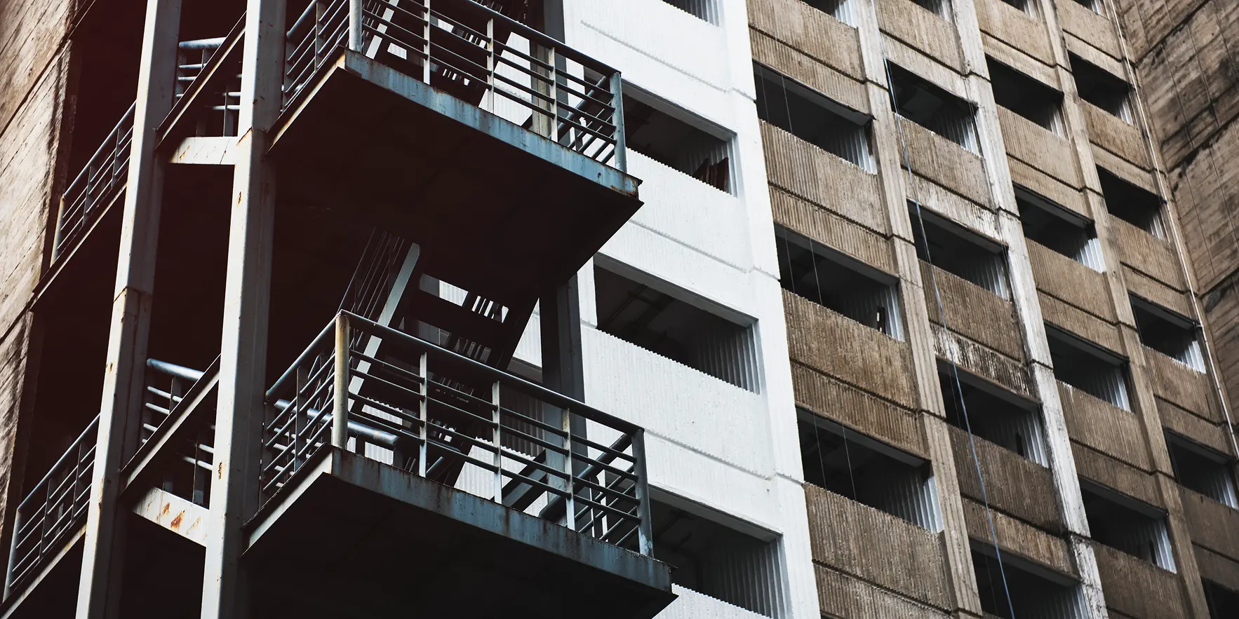 Cage d'escaliers d'un immeuble